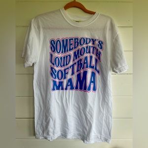 Softball mama tee size medium new